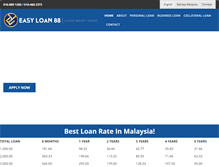 Tablet Screenshot of easyloan88.com